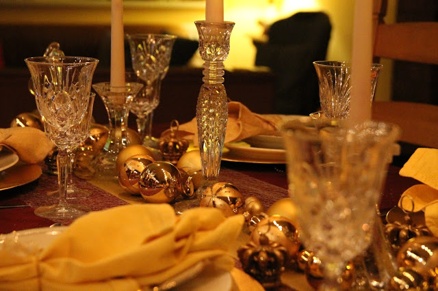 across the Tablescape Gold